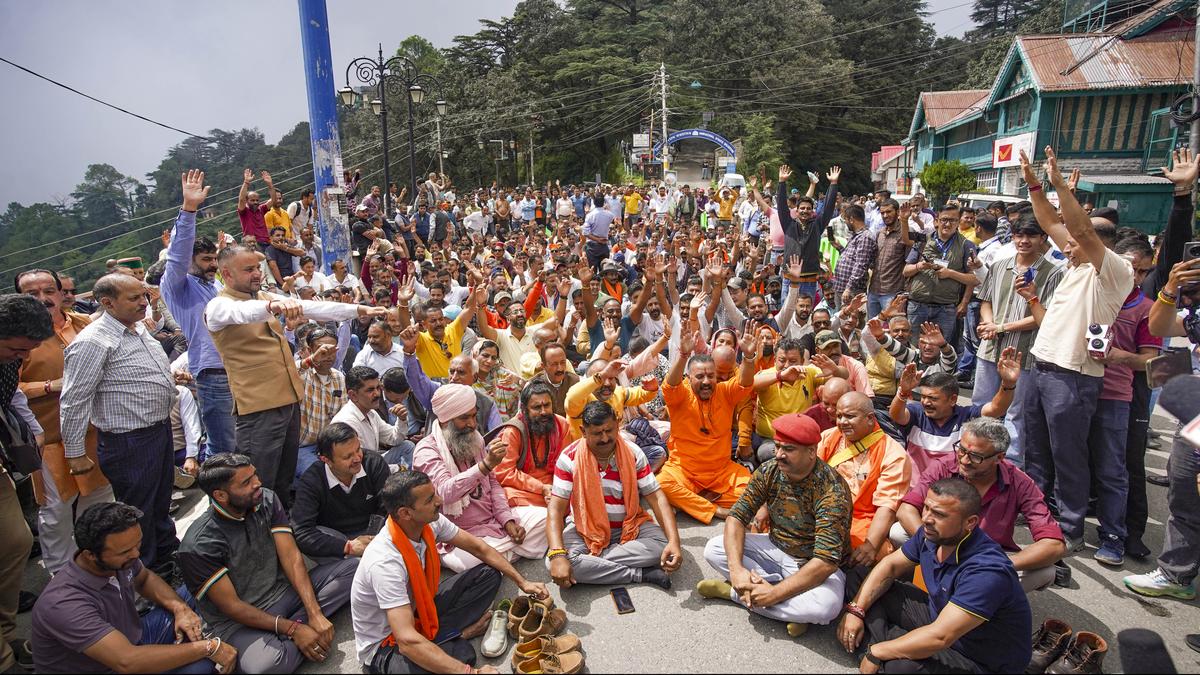 Shimla Mosque Protest